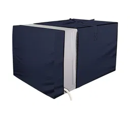 Stylista Blue Solid Waterproof Air Conditioner Covers-picture-49
