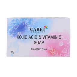 CARET ORGANIC 5 Pcs Kojic Acid & Vitamin C Skin Brightening Soap-75g Each-43