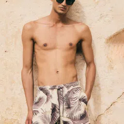 H&M Patterned Swim Shorts-image-54