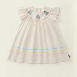 LULU & SKY Flutter Sleeve A-Line Dress-picture-18