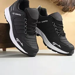 FABBMATE Men Walking Non-Marking Shoes-42