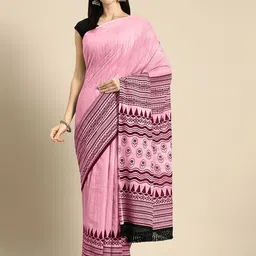 BUTA BUTI Solid Printed Pure Cotton Saree-picture-15