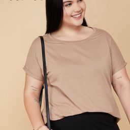 max Women Round Neck Short Sleeves T-shirt-picture-16