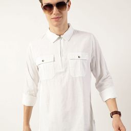 Thomas Scott Men Classic Opaque Casual Shirt-picture-5