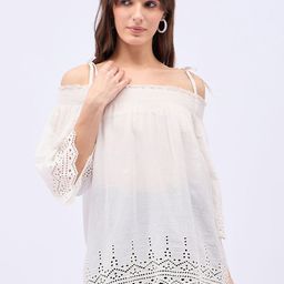 DressBerry Women Off-Shoulder Cotton Top-picture-20