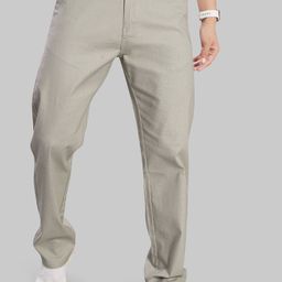 THE BEETEL HOUSE Men Relaxed Straight Fit Easy Wash Trousers-picture-40