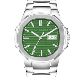 Mast & Harbour Men Dial & Stainless Steel Bracelet Style Straps Analogue Watch MNHM021C-picture-9