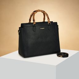 Forever Glam by Pantaloons PU Structured Shoulder Bag with Tasselled-49