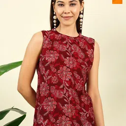 THE FAB FACTORY Women Pack of 2 Ethnic Motifs Printed Top-picture-43