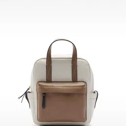 PARFOIS Women Colourblocked Backpack-11