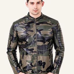 Leather Retail Men Biker Jacket-25