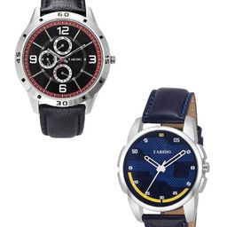 TARIDO Men Pack Of 2 Dial & Straps Analogue Watch Combo_TD1659NL23_TD1656SL01-image-90