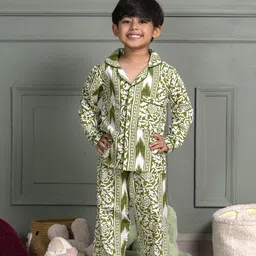 MABISH by Sonal Jain Unisex Kids Printed Night suit-picture-34