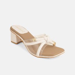 DressBerry Colourblocked Block Sandals with Bows-42