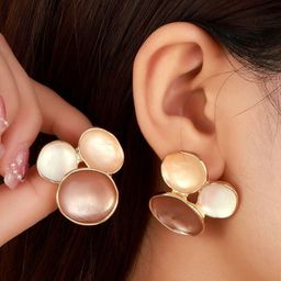 SALTY Contemporary Glossy Bloom Studs-41