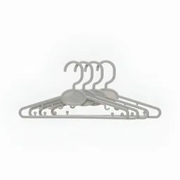 Juniors by Babyshop Set Of 4 Grey Bar Hangers-image-81
