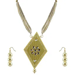 Vidhya Kangan Gold-Toned Brass Necklace-image-50