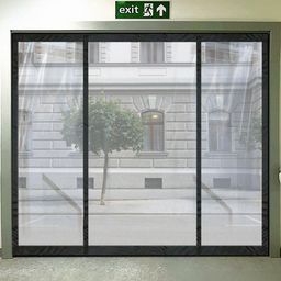 Stylista Transparent Insulated Magnetic Door Curtain - 106 x 82 inch - PVC thickness 0.2mm-image-13
