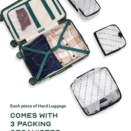 Assembly Iris Set Of 2 Textured Hard-Sided Trolley Bag image 5