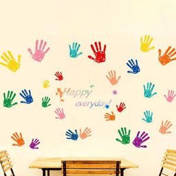 Jaamso Royals Yellow & Blue Sun-Printed Self-Adhesive Waterproof Wall Stickers-image-20