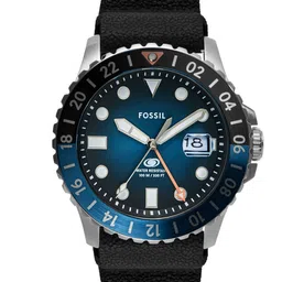 Fossil Blue Gmt Men Textured Straps Analogue Watch FS6049-image-31