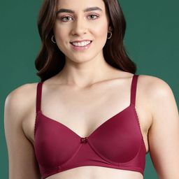 DressBerry Solid Bra - Full Coverage Lightly Padded-image-89