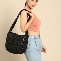 DressBerry Structured Shoulder Bag with Quilted-17
