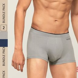 XYXX Men Pack Of 2 Uno IntelliSoft Micro Modal Trunks XYTRNK2PCKN361-picture-2