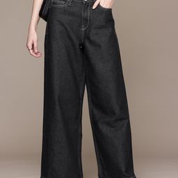 The Roadster Life Co. Women Palazzo Fit High-Rise Jeans-image-108