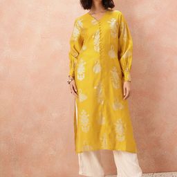 all about you Ethnic Motifs Print Straight Kurta-image-68