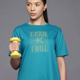 HRX by Hrithik Roshan Typography Printed Training T-shirt-picture-9