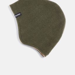 Roadster Unisex Olive Green & Beige Acrylic Reversible Beanie-image-90