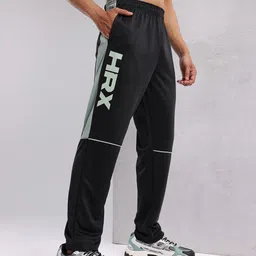 HRX by Hrithik Roshan Men Brand Logo Print Rapid-Dry Running Track Pants-image-30