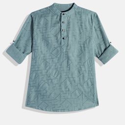 CHARCHIT Boys Comfort Embroidered Pure Cotton Casual Shirt-image-47