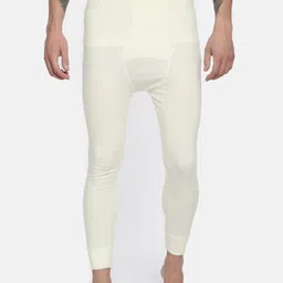 Van Heusen Men White Solid Antibacterial Snug Fit Thermal Bottom-image-29