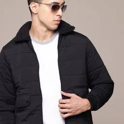 The Roadster Lifestyle Co. Fleece Trim Bomber Jacket-image-17