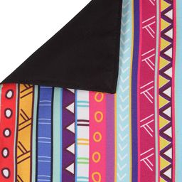 Alina decor Blue & Pink Geometric Digital Printed Table Runner image 4