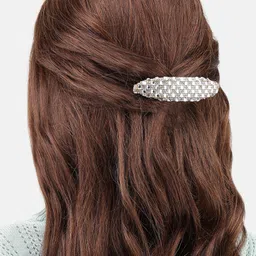 LAIDA Women Embellished Metal French Barrette-22
