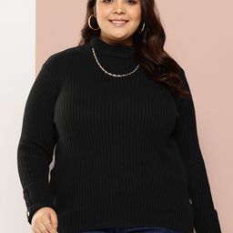 Sztori Plus Size Longline Pullover-22