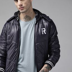 The Roadster Lifestyle Co. Men Navy Blue Bomber Jacket with Detachable Hood-picture-23