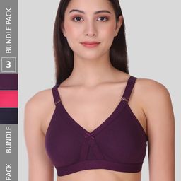 POOJA RAGENEE Pack Of 3 Full Coverage Bra-picture-39