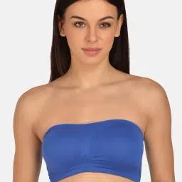 Mod & Shy Blue Non Wired Non Padded Tube Bra-image-89