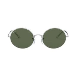 Ray-Ban 0RB1970 Green Round Sunglasses - 54 mm-image-0