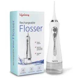 Lifelong LLDC36 Rechargeable Water Teeth Flosser (White)-48