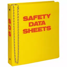 BRADY 38.1mm(1-1/2 Inch) Ring Size Binder with Chain, 5U605-18