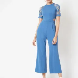 Miss Chase Blue Lace Jumpsuit-image-66
