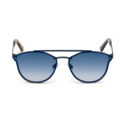 WEB EYEWEAR Blue Oval Sunglasses Designed in Italy-image-85