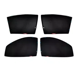 Auto Pearl Car Sun Shade Half Cut Magnetic Curtains Compatible For Mahindra Xuv 300 (Pack of 4)-picture-19