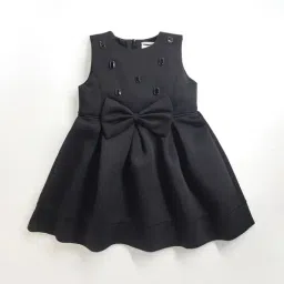 Cherry Crumble By Nitt Hyman Kids Black Embellished Dress-image-86