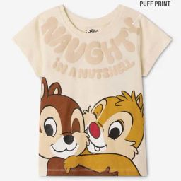 The Souled Store Girls Off White Cotton Character Based Disney T-Shirts-image-82